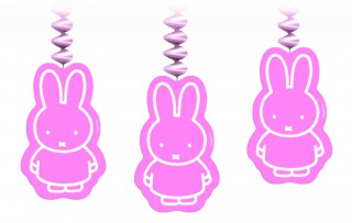 Miffy Rotorgirlande, rosa