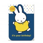  Miffy Karte - "it's your birthday!"